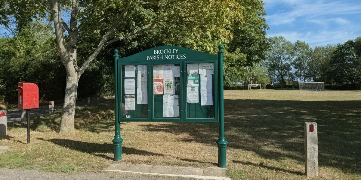 Brockley Parish Notice Board